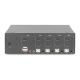5. Digitus KVM Switch, 4-Port, Dual Monitor Support, 4K, HDMI®