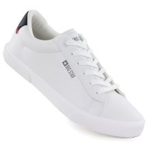 Men's low-top sneakers, eco-leather, white, Big Star TT174001