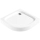 Semi-circular acrylic shower tray 90 cm