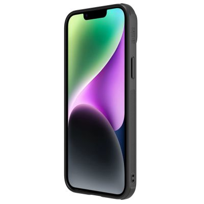 4. Nillkin CamShield Leather S Case iPhone 14 case cover with camera cover black