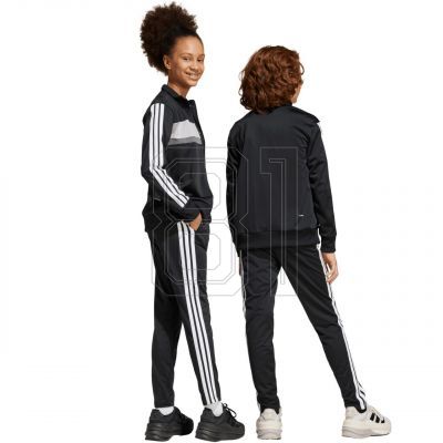 12. adidas Seasonal Essentials Tiberio 3-Stripes Tricot Jr Tracksuit JY0509