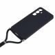 3. Samsung Galaxy A17 5G / A17 4G Case with Fiber Lining and Crossbody Strap - Black