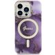 3. Guess GUHMP14LHTMRSU iPhone 14 Pro 6.1" purple/purple hardcase Golden Marble MagSafe