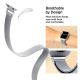 7. Spigen WBM4 Strap for Apple Watch (40 / 41 / 42 mm) - Silver
