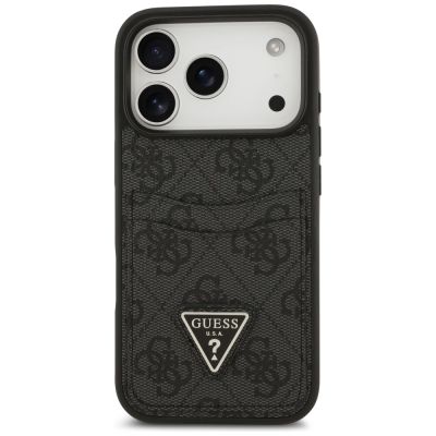 3. Guess 4G nauble Card Triangle case for iPhone 17 Pro - black