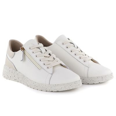 3. Women's beige leather high-heeled shoes Jezzi 138