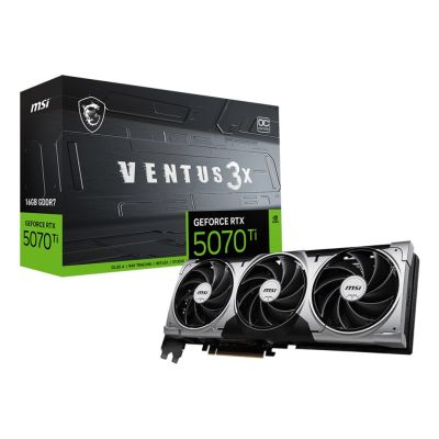 7. graphics card MSI RTX 5070 Ti 16G VENTUS 3X OC