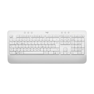 10. Logitech Signature MK650 Combo For Business Keyboard Mouse Included Office Bluetooth QWERTZ German White