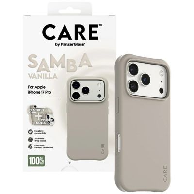 4. CARE by PanzerGlass Fashionable Samba MagSafe Case for iPhone 17 Pro - Gray