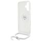 6. Karl Lagerfeld IML Choupette Head & Cord Magsafe iPhone 16 Case - Clear