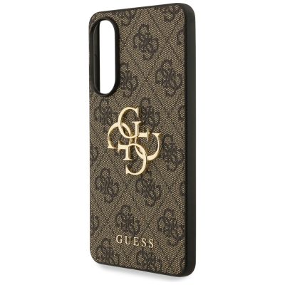 6. Guess Big 4G Logo Classic Logo Case for Samsung Galaxy S25 Edge - Brown