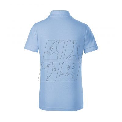3. Malfini Pique Polo Free Jr polo shirt MLI-F2215 blue