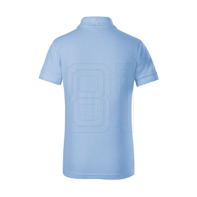 4. Malfini Pique Polo Free Jr polo shirt MLI-F2215 blue