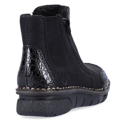 26. Comfortable, insulated ankle boots with zippers Rieker W RKR555