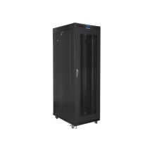 LANBERG FLOOR RACK CABINET 19" 42U 800X1000 PERFORATED DOOR LCD BLACK FF01-8042-23BL (FLAT PACK)