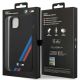 8. BMW Silicone Slanted Stripes Case for iPhone 14 Plus / 15 Plus - Black