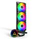 Montech LightFlow ARGB 360 Processor All-in-One Liquid Cooler 12 cm Black 1 pc.