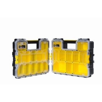 3. Stanley 1-97-519 Tool Box Black, Clear, Yellow
