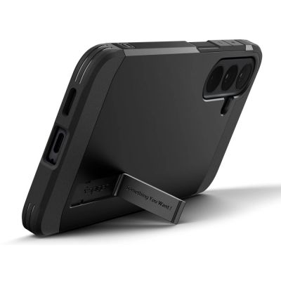 5. Spigen Tough Armor Mag MagSafe Case for Samsung Galaxy S26 FE / S25 FE – Black