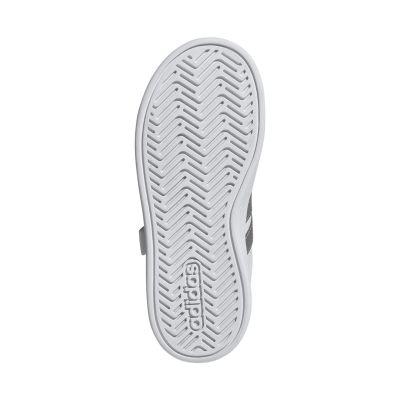 6. Adidas Grand Court 3.0 Kids' Shoes White and Silver JP9368