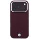 3. BMW Sign Centered Deboss MagSafe Case for iPhone 17 Pro / 18 Pro - Burgundy