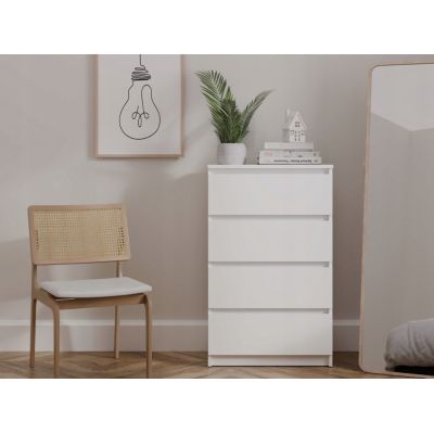 6. Malwa Chest of Drawers M4/60 WHITE