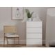 6. Malwa Chest of Drawers M4/60 WHITE