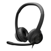 Logitech H390 USB Headset Wired Headband Calls/Music USB Type-C Black
