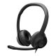 Logitech H390 USB Headset Wired Headband Calls/Music USB Type-C Black