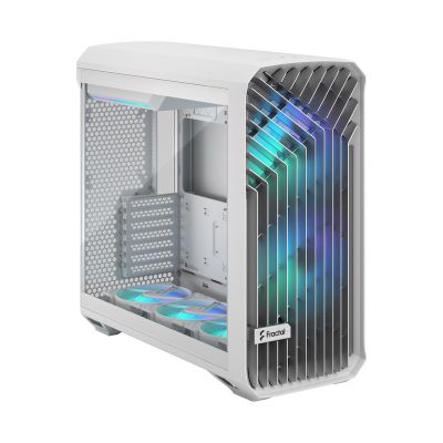 6. Fractal Design Torrent White RGB TG Clear case