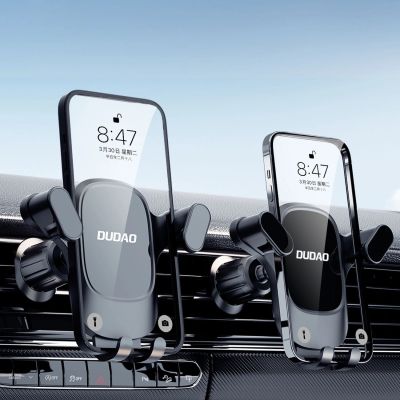 9. Dudao F5Pro air vent car phone holder - black