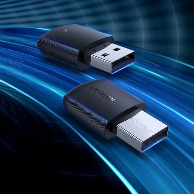 4. Ugreen dual-band adapter external USB network card - WiFi 11ac AC650 black (CM448)