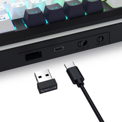 5. REDRAGON K746WB-RGB-PRO Keyboard USB + RF Wireless + Bluetooth Black