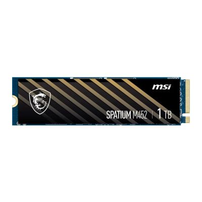 3. MSI SPATIUM M452 PCIE 4.0 NVME M.2 1TB PCI Express 4.0 3D NAND SSD Device