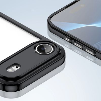 6. Outer Space Case for iPhone 17 Air - Black Transparent