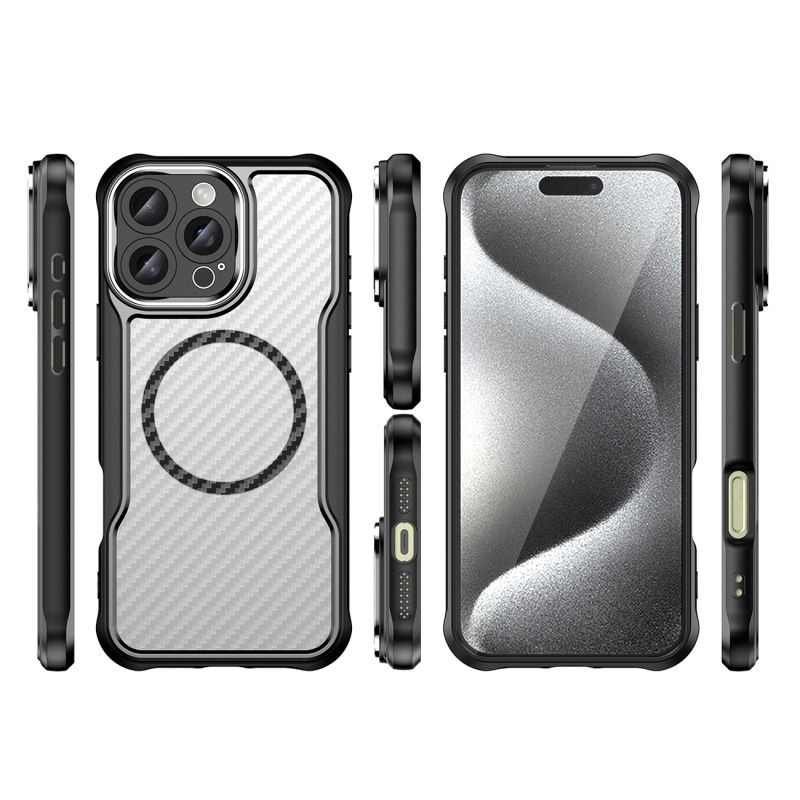 3. Leading Series MagSafe Silicone Case for iPhone 16 Pro Max - Black