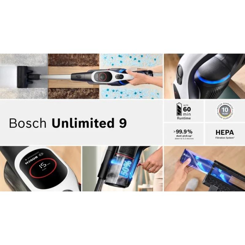 15. BOSCH BCS931WBA upright vacuum cleaner