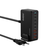 Wozinsky WSL-440 440W GaN QC3 Charging Station - Black