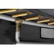 4. Salta Premium Ground Trampoline - 251cm - Black