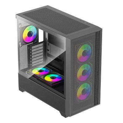 2. Xilence Xilent Flux Midi Tower, Black