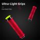 4. Rockbros 40720007002 bicycle grips with reflector - red
