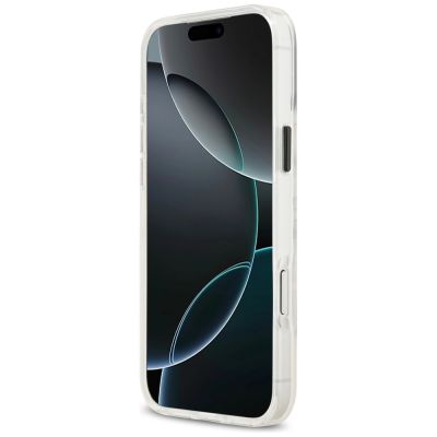 5. Karl Lagerfeld IML Karl Sketch Logo MagSafe Case for iPhone 17 Pro Max - Transparent