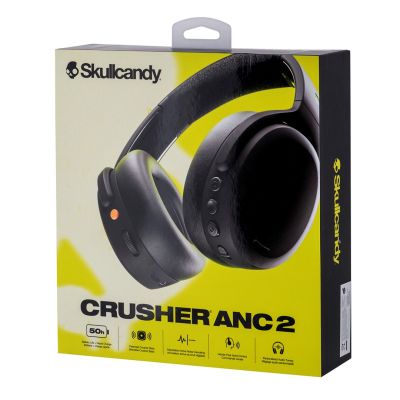 4. Skullcandy Crusher ANC2 Wireless True Black Headphones