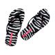 4. Ipanema Women's Animal Print Flip Flops Black and Gray 83846-BP655
