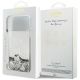 8. Guess Liq case. Glitter Charms for iPhone 17 Pro Max - silver