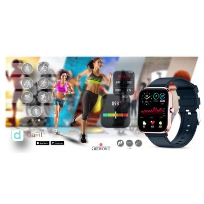 4. Giewont Pink and Navy Blue Smartwatch GW230-5