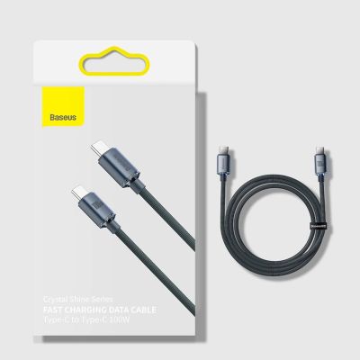 16. Baseus CAJY000605 USB-C - USB-C PD Cable 100W 5A 480Mb/s 1.2m - Purple