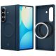 2. Spigen AirSkin Aramid MagFit MagSafe Case for Samsung Galaxy Z Fold 8 Ultra - Navy Blue