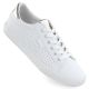 Women's low-top sneakers, openwork, eco-leather, white, Big Star TT274020