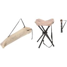 FISHING CHAIR, FOLDING STOOL, REDCLIFFS, 33X33X40CM, CREAM